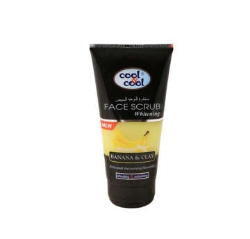 Picture of COOL & COOL FACE SCRUB WHITENING BANANA & CLAY ACTIVATED VACUUMING ELEMENTS 150 ML