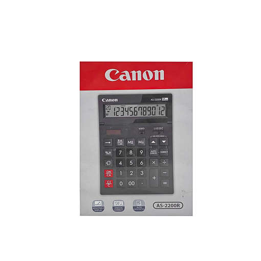 Picture of CANON ELECTRONIC CALCULATOR   NO.AS-2200R  PCS