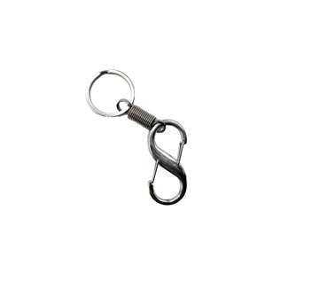 Picture of KEY RING/CHAIN S INFINITY SHAPE SPRING LOGO SINGLE PCS