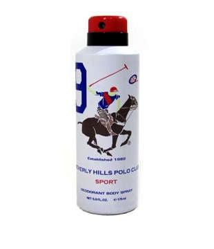 Picture of BEVERLY HILLS POLO CLUB BODY SPRAY POUR FEMME SPORT WHITE 9 175 ML 