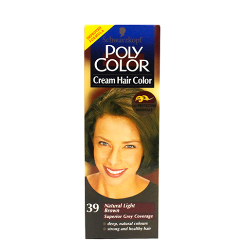 Picture of SCHWARZKOPF POLY COLOR HAIR 39 NATURAL LIGHT BROWN    PCS