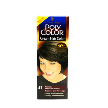 Picture of SCHWARZKOPF POLY COLOR HAIR 41 NATURAL MEDIUM BROWN    PCS
