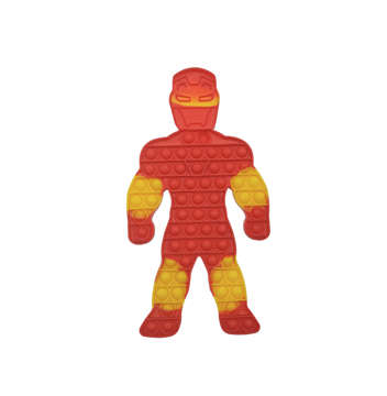 Picture of RUBBER TOY POPIT IRON MAN RAINBOW COLOR SINGLE PCS