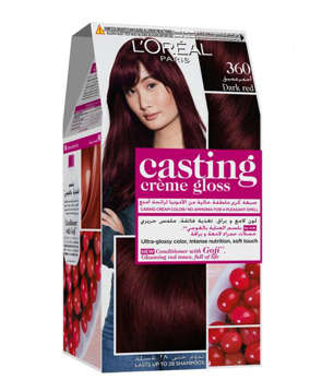 Picture of LOREAL PARIS COLOR DARK RED CASTING CREME GLOSS  360 PCS