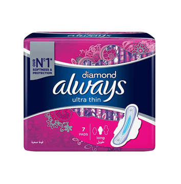 Picture of ALWAYS PADS  DIAMOND ULTRA THIN  LONG 7 (S 4894) PCS