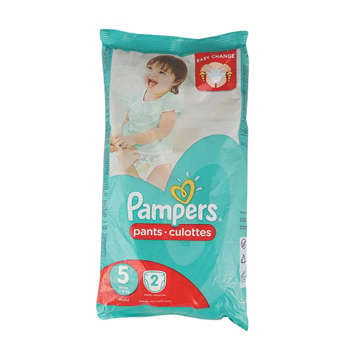 Picture of PAMPERS DIAPERS PANTS CULOTTES LOW  5 JUNIOR  PCS 