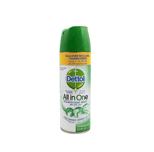 Picture of DETTOL SPRAY ALL IN ONE DISINFECTANT SPRAY MORINING DEW 450 ML