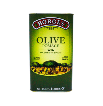 Picture of BORGES POMACE OLIVE OIL 4 LTR