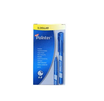 Picture of DOLLAR CLIPPER POINTER BLUE SINGLE 0.3 MM