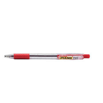 Picture of PIANO BALL PEN RED 0.8 MM 