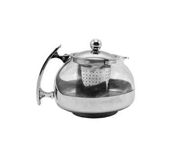 Picture of JINRNEILAI TEA POT GLASS WITH STEEL CAP NO.C01-750   750 ML