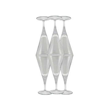 Picture of PASABAHCE WATER GLASS SET GOBLET V-LINE NO.44315   6 PCS 