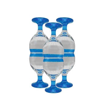 Picture of DECOWARE WATER GLASS SET CREST COLORED 6 IN 1 PCS