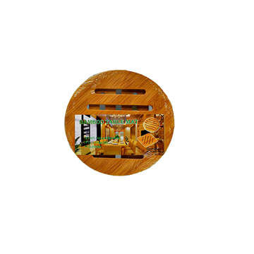 Picture of WOOD HOT PLATE ROUND  LARGE  PCS