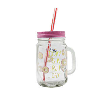 Picture of MUG JUICE WITH STRAW SIMPEL NO.JS-234 SINGLE PCS