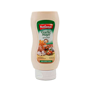 Picture of NATIONAL GARLIC MAYO SAUCE 350GM BOTTLE