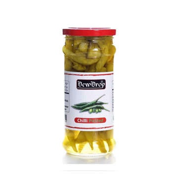 Picture of DEWDROP PICKLE GREEN CHILLI   420 GM