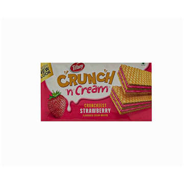 Picture of TIFFANY WAFERS CRUNCH N CREAM STRAWBERRY SINGLE 75 GM