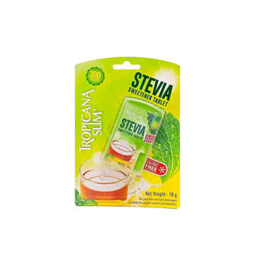 Picture of STEVIA SWEETENER TABLET TROPICANA SLIM PACKET 18 GM