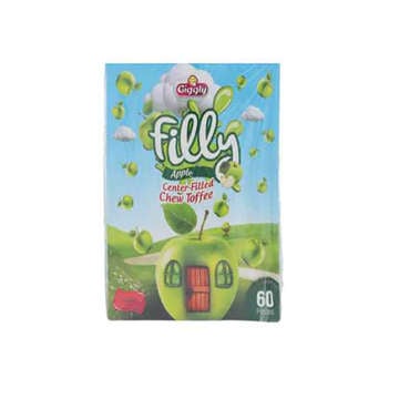 Picture of CANDY LAND CENTER-FILLED CHEW TOFFEE  FILLY APPLE 385 GM 60 QTY BOX PCS