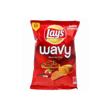 Picture of LAYS CHIPS  WAVY MAXICAN CHILI 23 SINGLE GM
