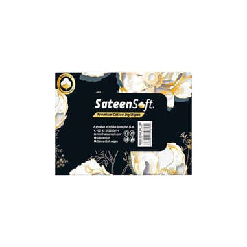 Picture of SATEEN SOFT TISSUE CAR PACK BLACK BOX