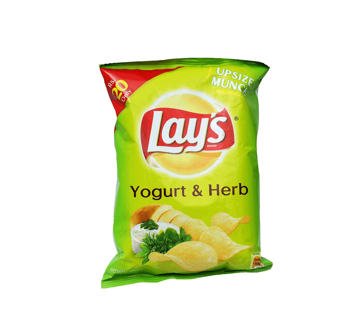 Picture of LAYS CHIPS  YOGURT & HERB 27 SINGLE GM