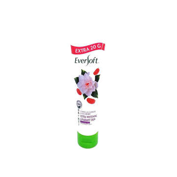 Picture of EVERSOFT FACE WASH  CAMELLIA FLOWER EXTRA WHITENING & RADIANT SKIN 120 IMP GM 