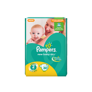 Picture of PAMPERS DIAPERS   SIZE 2 MINI MEGA PACK  PCS 