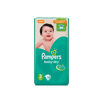Picture of PAMPERS DIAPERS SIZE 3 MIDIUM MEGA PACK 