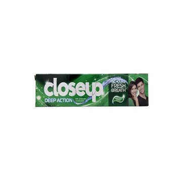 Picture of CLOSE UP TOOTH PASTE MENTHOL FRESH GREEN GEL 160 GM 