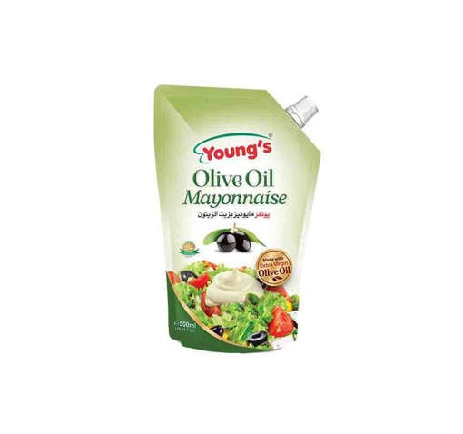 Picture of YOUNG'S MAYONNAISE OLIVE OIL 500 ML