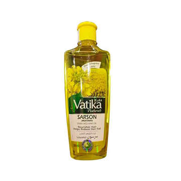 Picture of VATIKA HAIR OIL  SARSON MUSTARD ENRICHED 200  ML