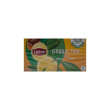 Picture of LIPTON ZESTY LEMON & HONEY GREEN TEA 32.5 GM