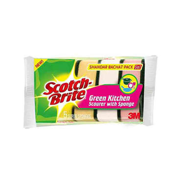 Picture of SCOTCH BRITE SPONGE SHANDAR BACHAT PACK 5 IN 1 PACK
