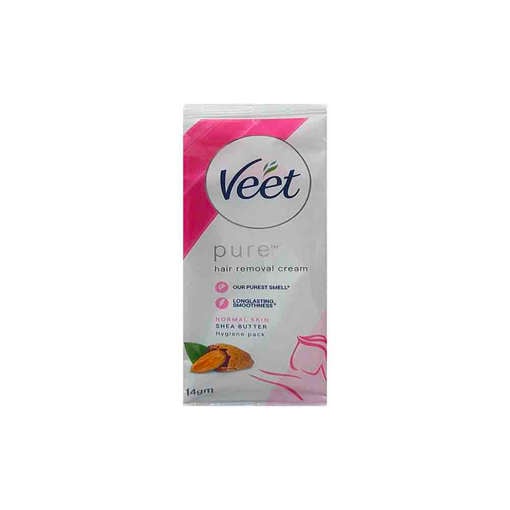 Picture of VEET PURE NORMAL SKIN HAIR REMOVAL CREAM 14 GM SACHET