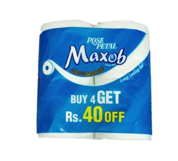 Picture of ROSE PETAL TOILET ROLL TISSUE MAXOB 4 IN 1 