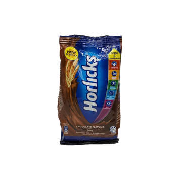 Picture of HORLICKS NUTRITIOUS MALTED DRINK POWDER 200GM POUCH