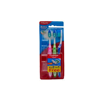 Picture of COLGATE TOOTH BRUSH EXTRA CLEAN 3 IN 1 PCS 