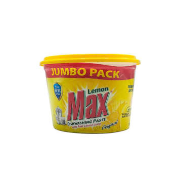 Picture of LEMON MAX DISHWASHING PASTE WITH REAL LEMON JUICE JUMBO PACK 750 GM 