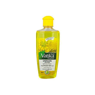 Picture of VATIKA HAIR OIL  SARSON MUSTARD ENRICHED 100  ML 