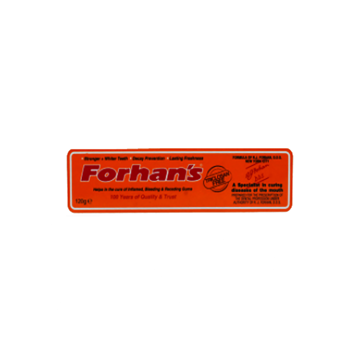 Picture of FORHAN'S TOOTH PASTE STRONGER WHITER TEETH 120 GM 