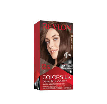 Picture of REVLON COLORSILK DARK SOFT BROWN HAIR COLOR 33 