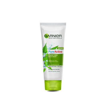 Picture of GARNIER FACE WASH  PURE ACTIVE NEEM 100  ML 