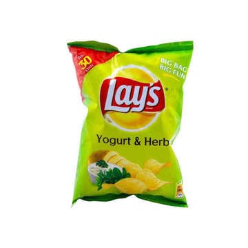 Picture of LAYS CHIPS  YOGURT & HERB 40 SINGLE GM 