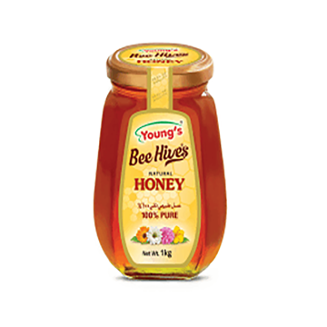 Picture of YOUNG'S HONEY  BEE HIVES NATURAL 1  KG 