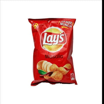Picture of LAYS CHIPS  MASALA 27 SINGLE GM 