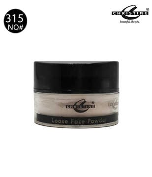 Picture of CHRISTINE LOOSE FACE POWDER OIL FREE WITH PROFESSIONAL PUFF