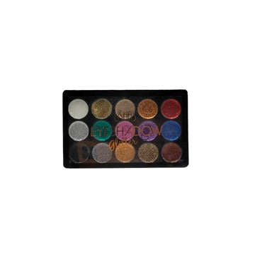Picture of USHAS GLITTER EYE SHADOW 15 COLOR KIT