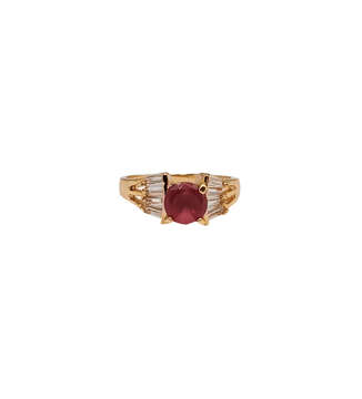 Picture of RUBY CLASSIC RINGS FOR GIRLS DESIGN#9